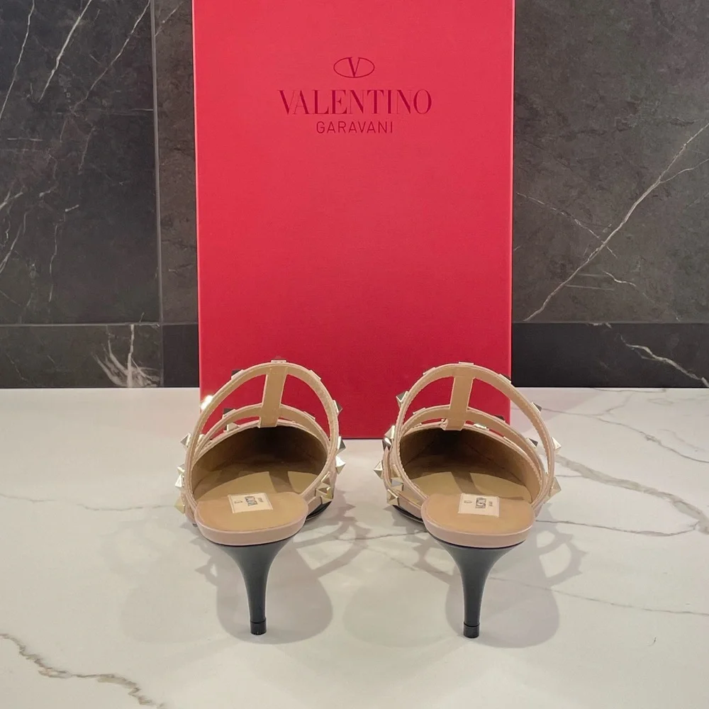 Valentino Rockstud Mules - Picture 4 of 8